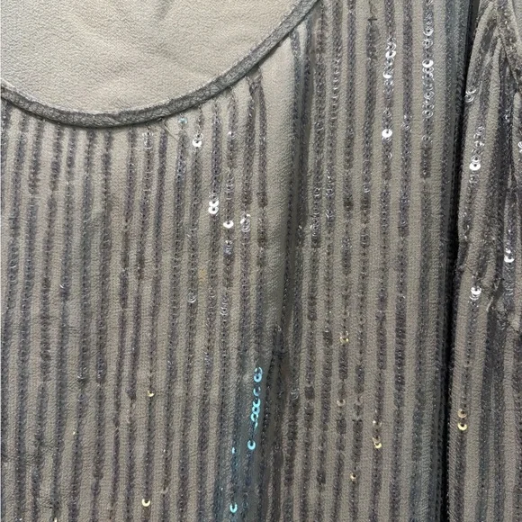 J. Crew Gray Sequin Tank Top - Picture 5 of 6